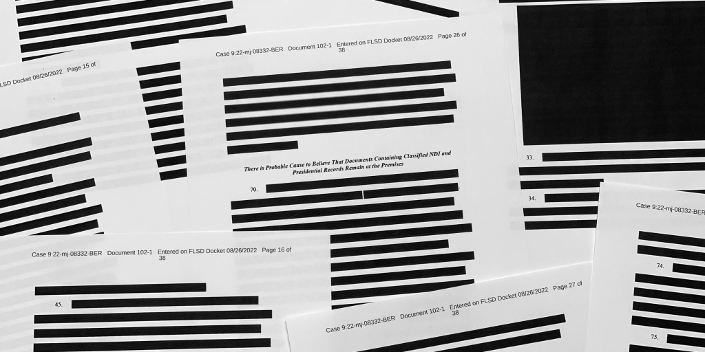DOJ affidavit raises 3 important questions about Trump Mar-a-Lago case - Vimarsana News