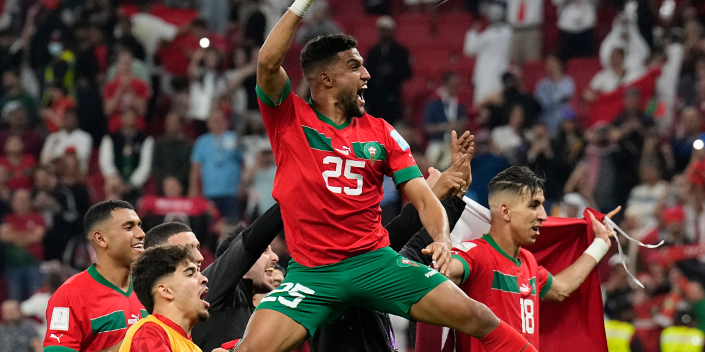 ESPN on X: HISTORY MADE! Morocco becomes the first African team to reach  the World Cup semifinals 