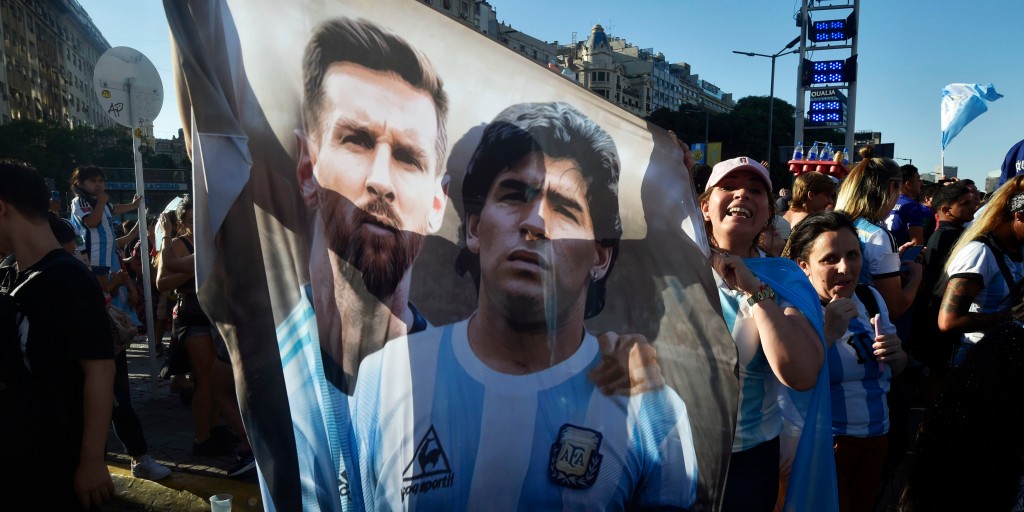 Jersey sales in Southeast Asia showed strong support for Argentina