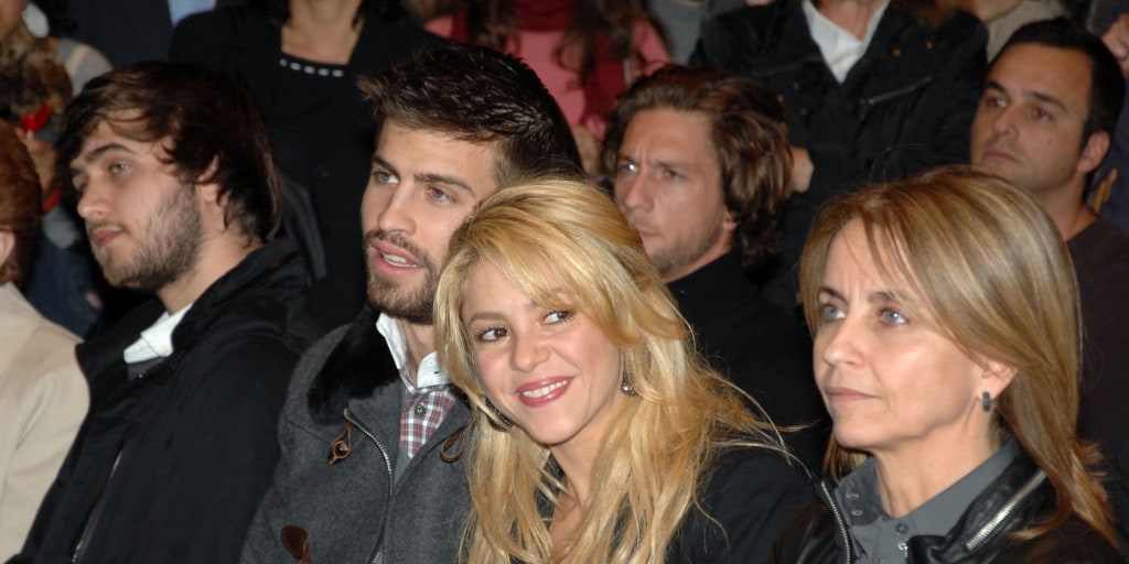 Video muestra supuesto maltrato de la mamá de Piqué hacia Shakira