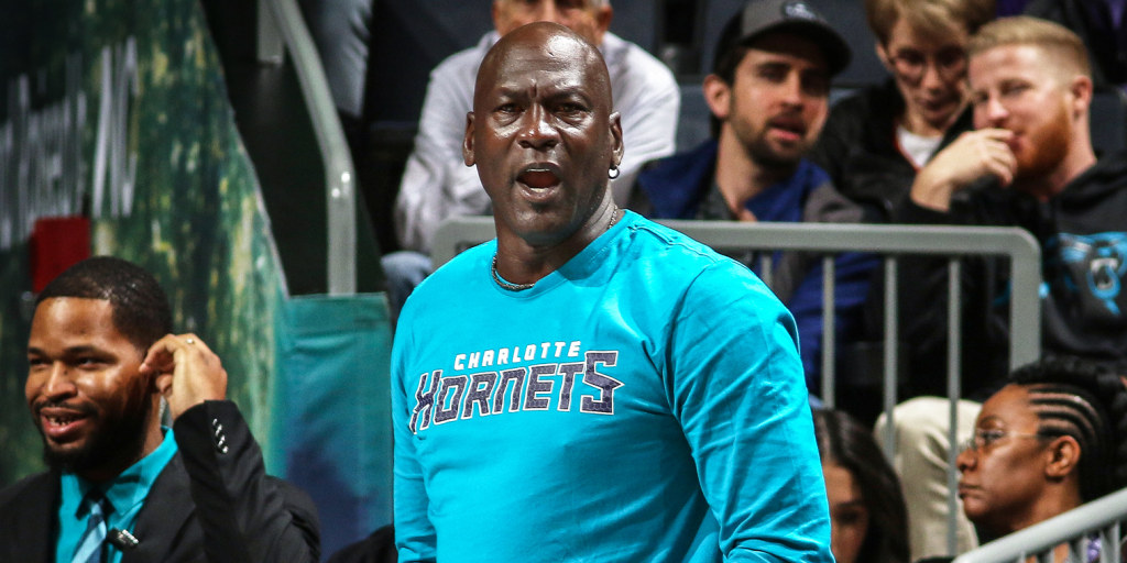 Michael Jordan selling his majority ownership of the Charlotte Hornets