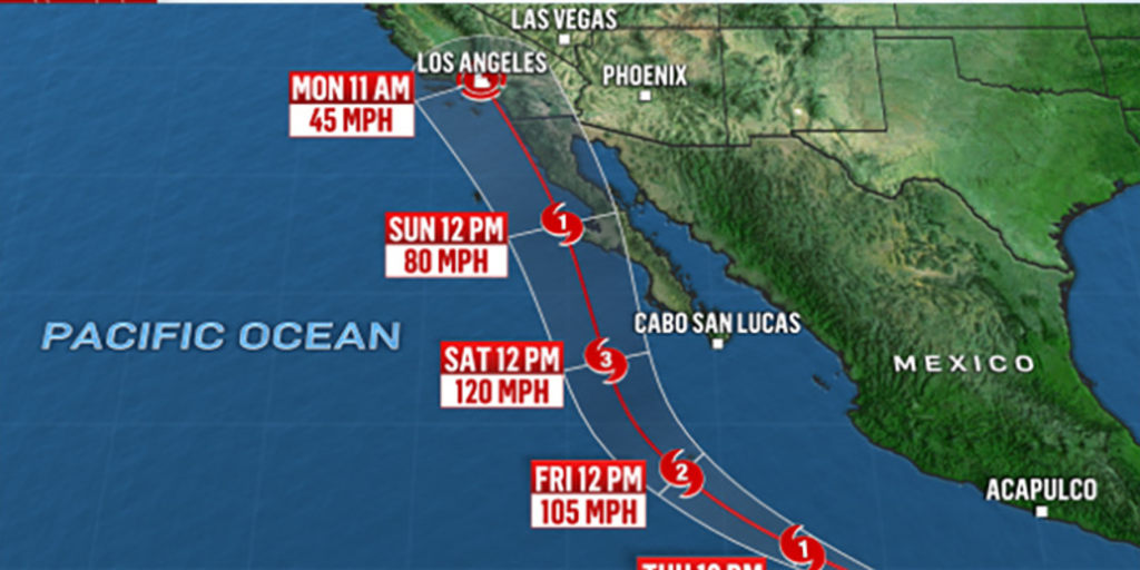 Hurricane Hilary To Hit L.A. With Tropical Storm Force Wind, Rain