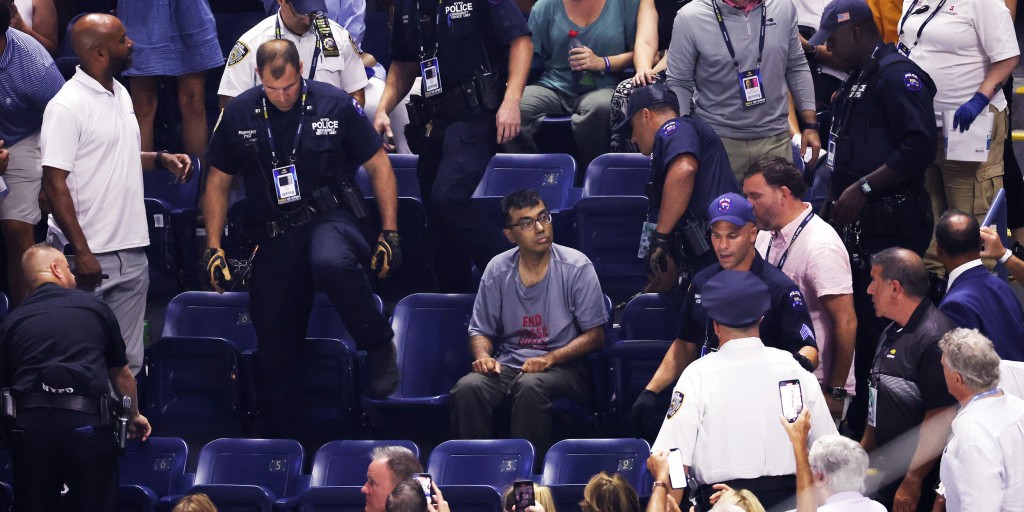 USA advances to the World Baseball Classic final as protestors halt play  throughout