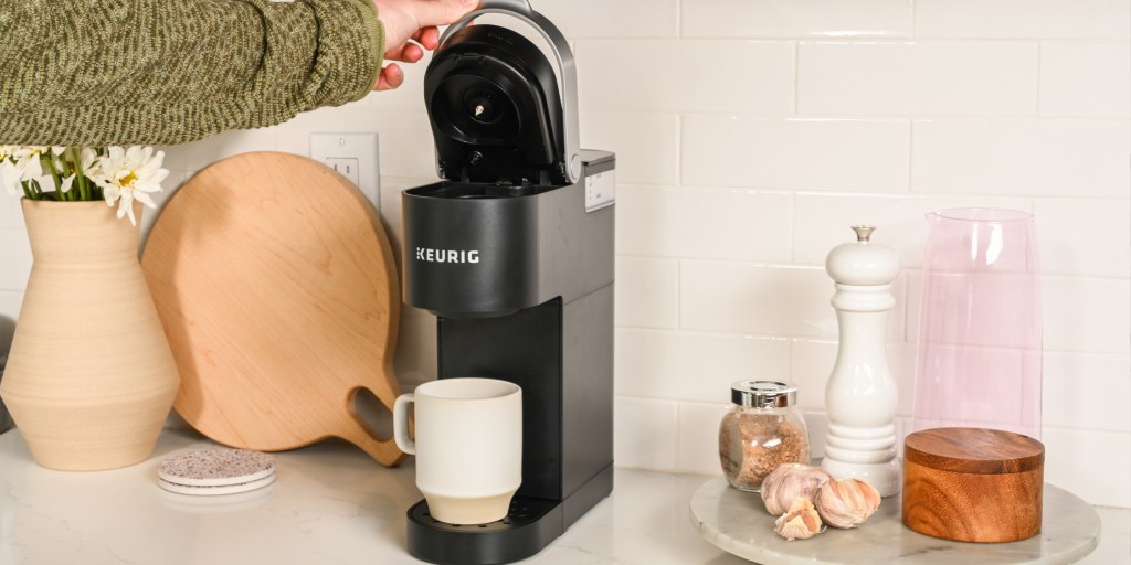 Personalised Wooden Blue Coffee Machine Toy 