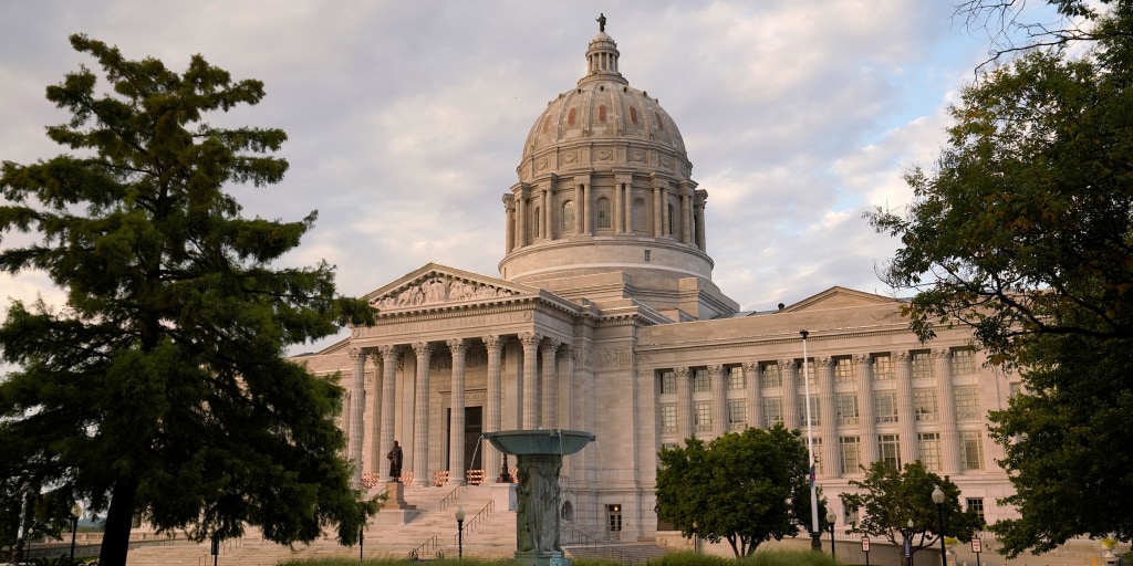 A fast-moving fight over whether Missouri Republicans can use a redrawn congressional map for this fall’s midterm elections is cast into chaos with two different courts issuing conflicting rulings.