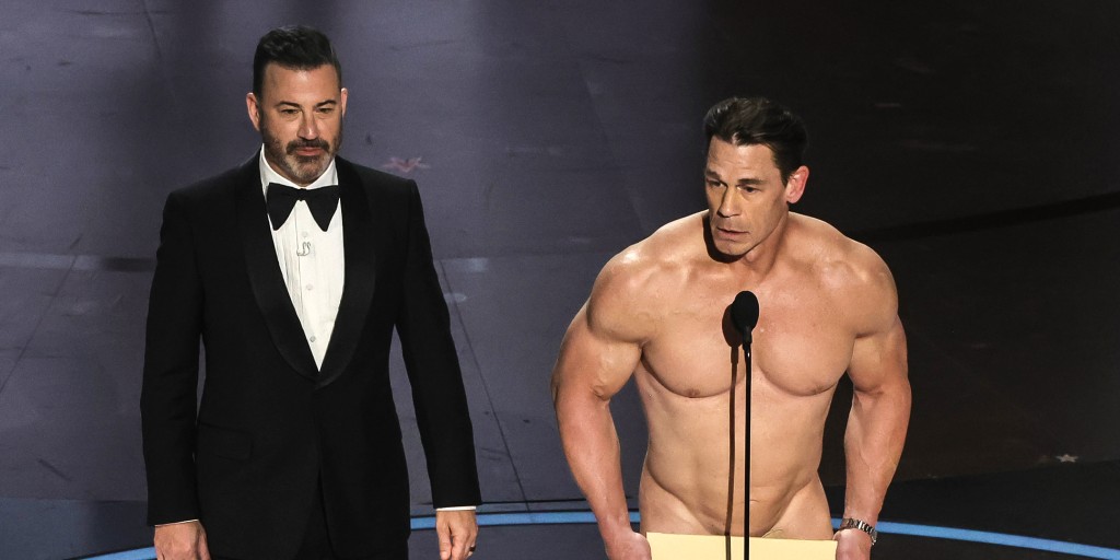 John Cena sort of streaks at Oscars and Speaker Mike Johnson faces GOP  backlash: Morning Rundown