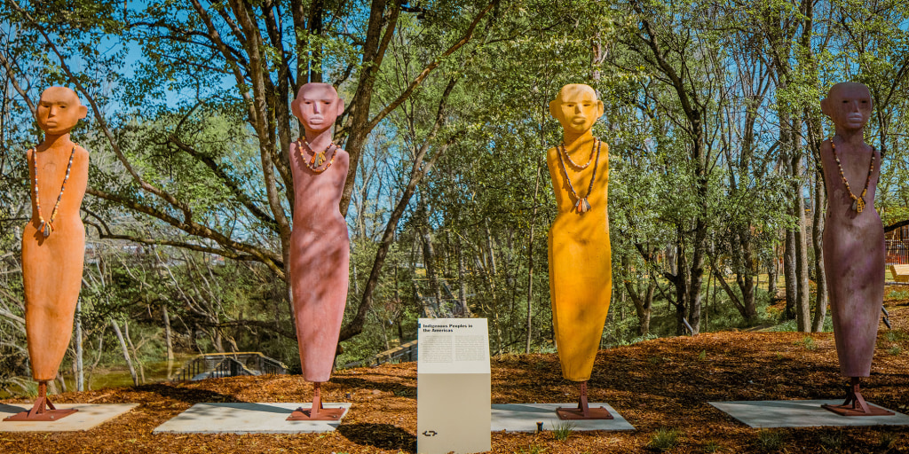 Freedom Monument Sculpture Park in Montgomery documents the