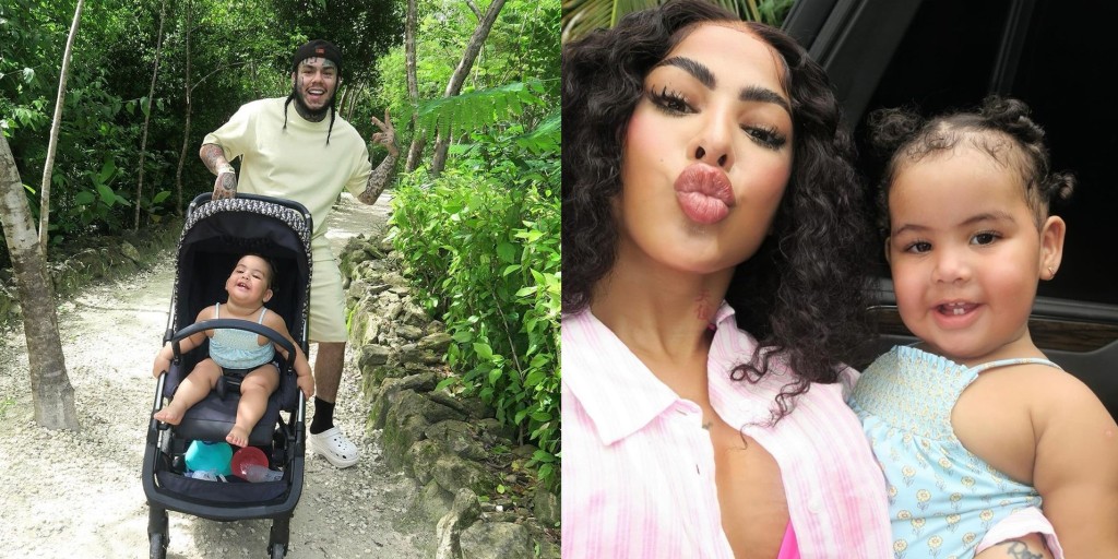 Yailín 'La Más Viral', Tekashi y Cattleya disfrutan de un paseo