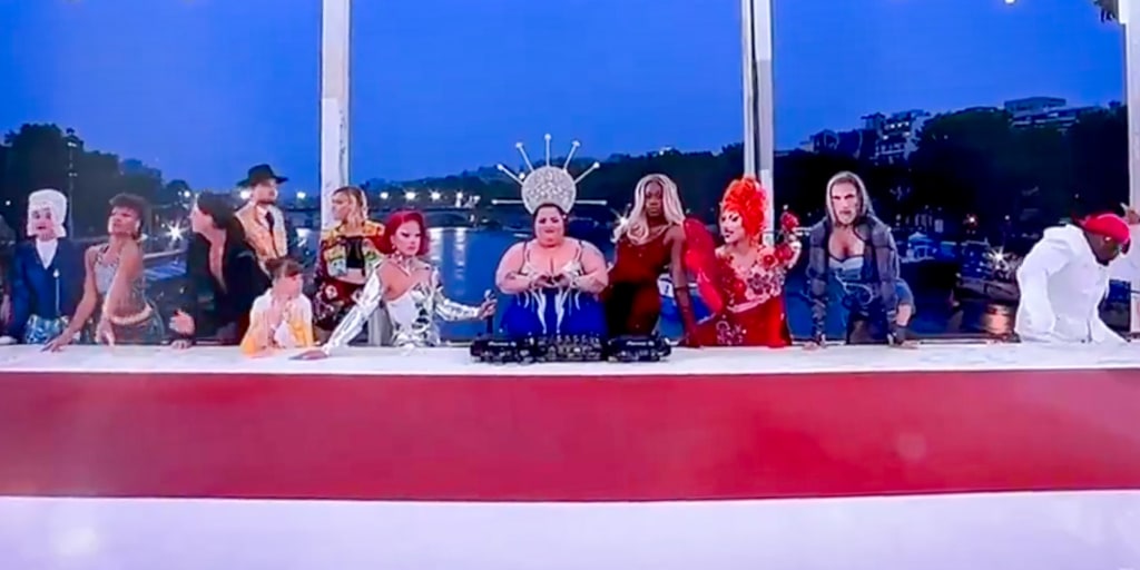 Drag performance resembling Last Supper at Olympic opening ceremony rankles  conservatives