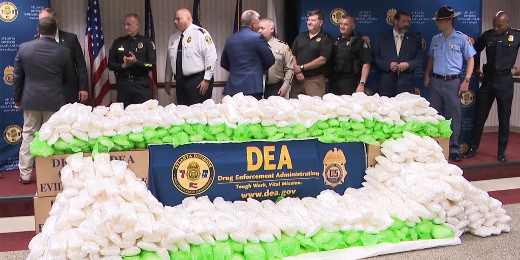 Over 2,300 pounds of meth found hidden in celery at Georgia farmers market