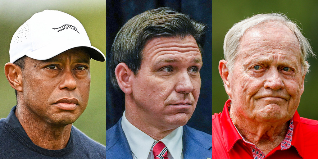 Ron DeSantis is in hot water for a plan involving Tiger Woods and Jack Nicklaus to put golf courses in a state park