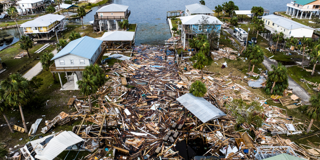 A hurricane, an intensifying war and a looming strike present a battery of new crises for Harris