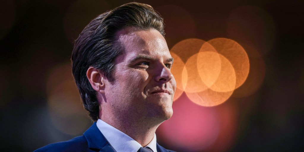 Matt Gaetz, Trump’s pick for attorney general, had been a subject of a sex trafficking investigation