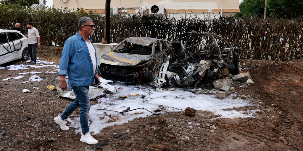 Hezbollah rockets land near Tel Aviv after big Israeli strike on Beirut