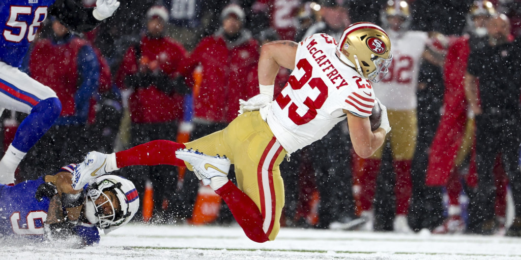 49ers RB Christian McCaffrey to miss at least next four games with knee  injury