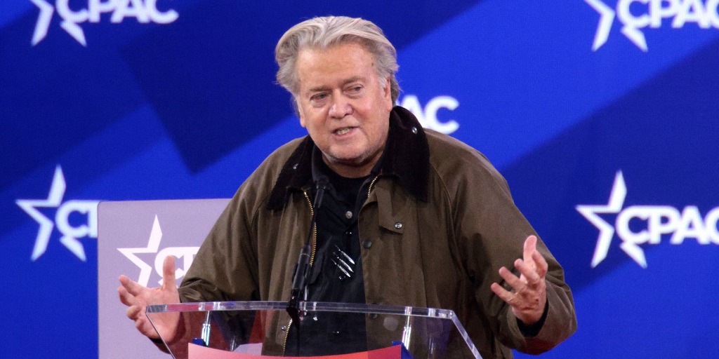 French far-right leader calls out Steve Bannon's 'Nazi ideology' hand gesture