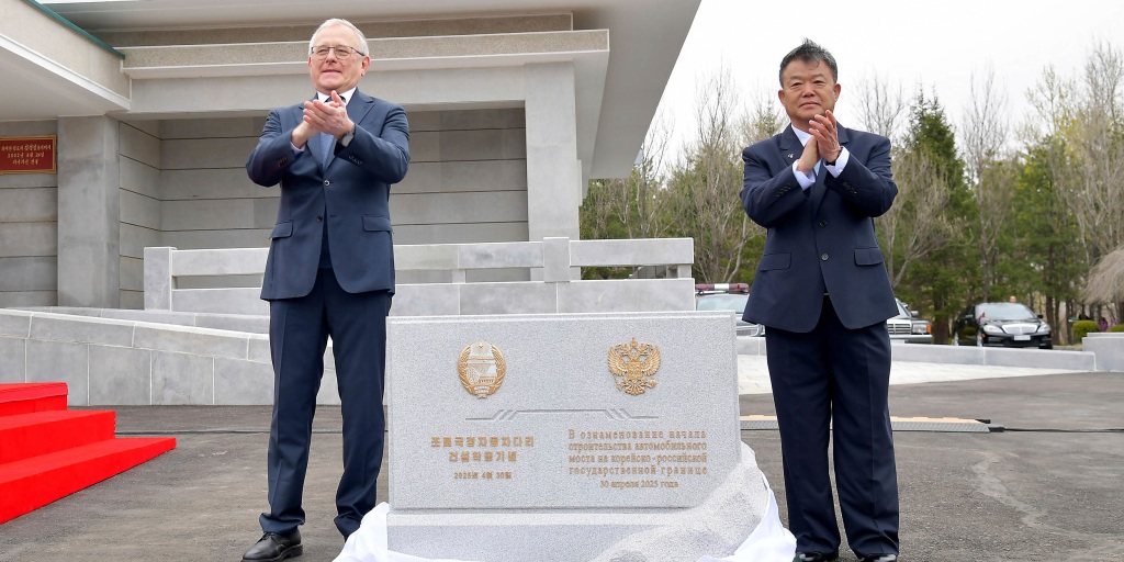 North Korea and Russia open their first road bridge, Russia’s TASS state news agency reports, a structure which spans the Tumen river and which both sides cast as an important milestone in their strategic partnership.