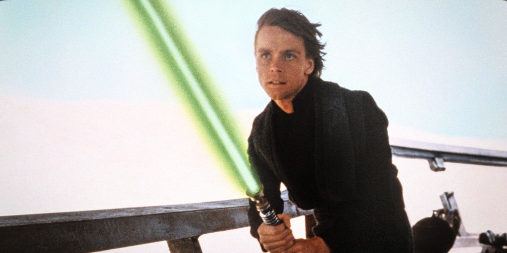 Mark Hamill como Luke Skywalker en Star Wars