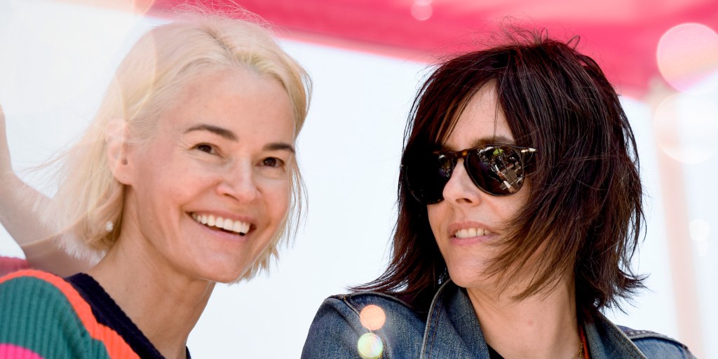 Leisha Hailey and Kate Moennig