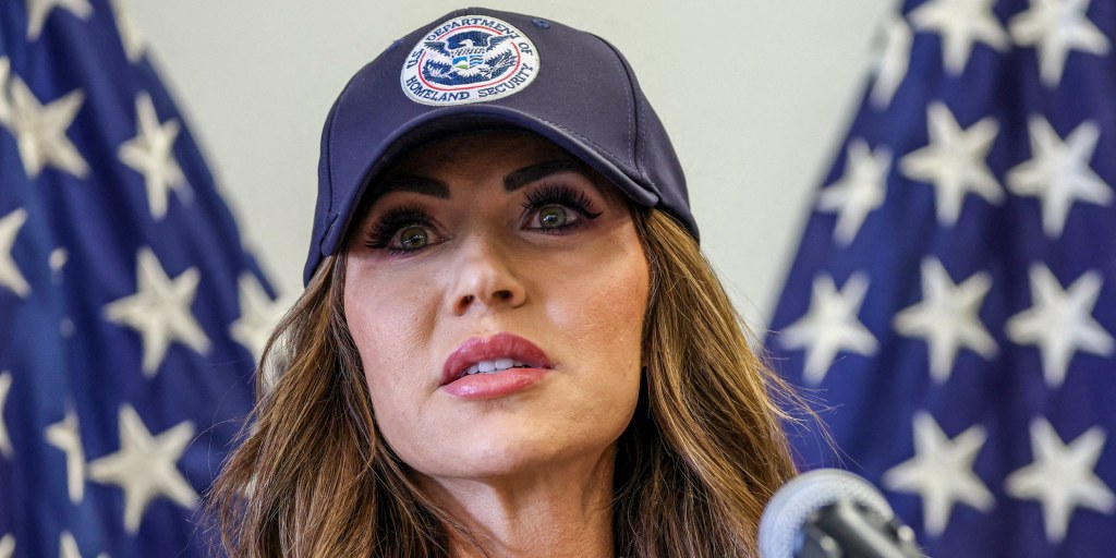 DHS Secretary Kristi Noem taken to hospital after an allergic reaction