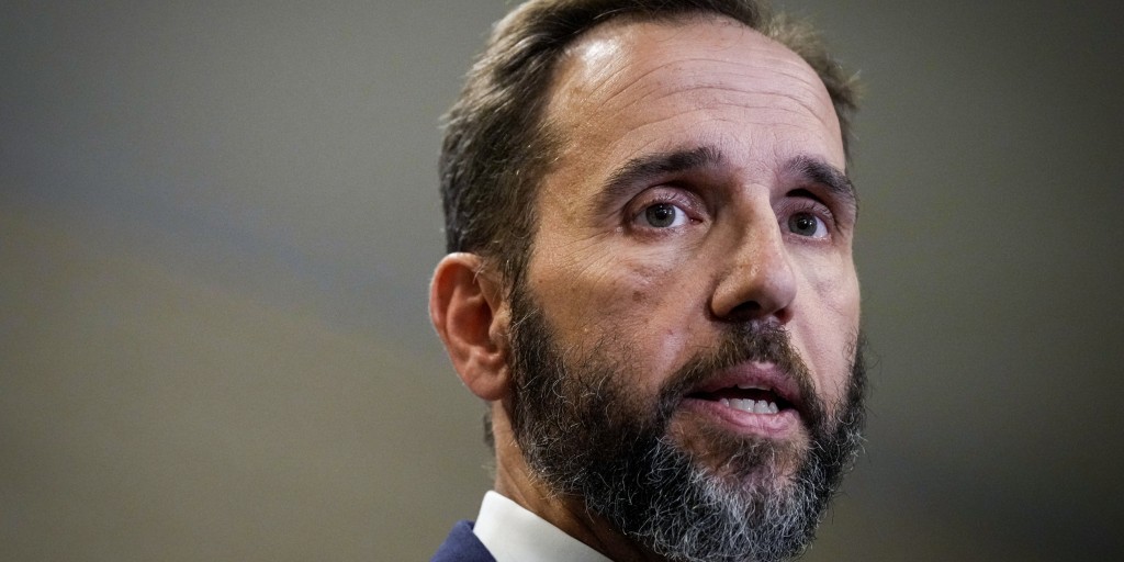 Jack Smith, pausing briefly from being declared illegal by Trump judges and targeted by Trump himself, prepares to explain on live TV why trying to overturn an election is, shockingly, a crime.