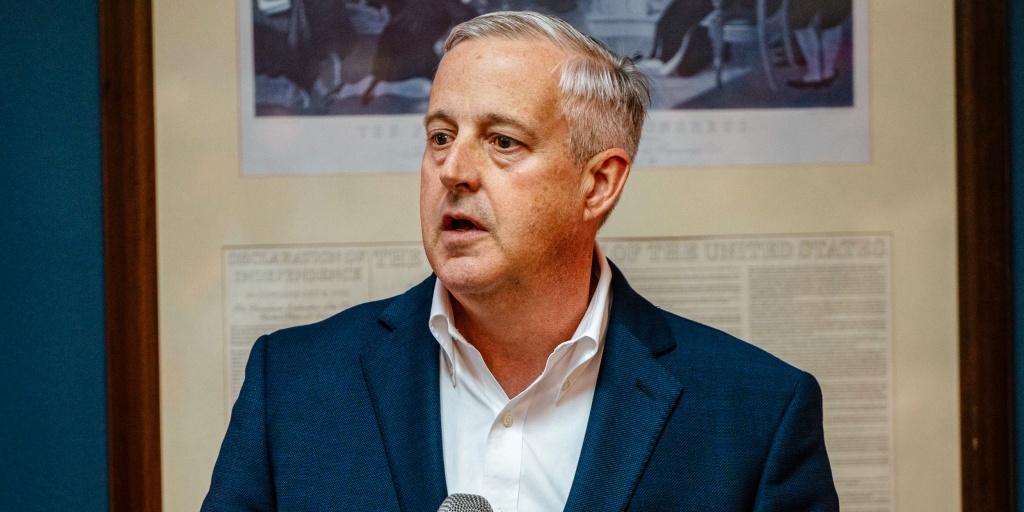 Michael Whatley ties himself closely to Trump in the early stages of North Carolina's critical Senate race