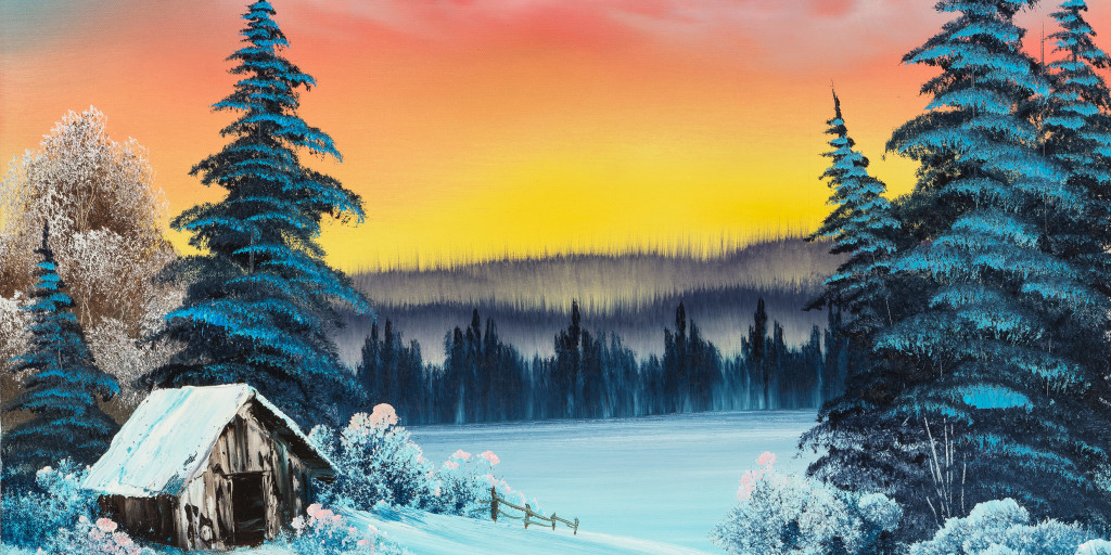 Thirty Bob Ross paintings to be auctioned to help fund public television stations