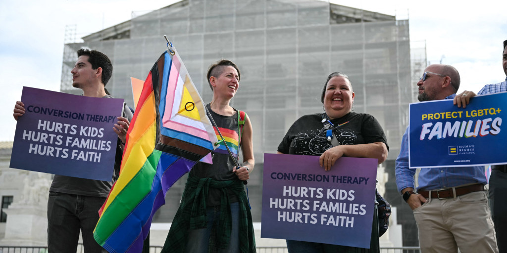 Supreme Court rules against Colorado's ban on conversion therapy aimed at LGBTQ youth