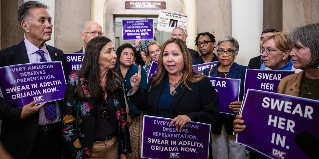 Democrats ramp up pressure on Speaker Johnson to seat Rep.-elect Adelita  Grijalva