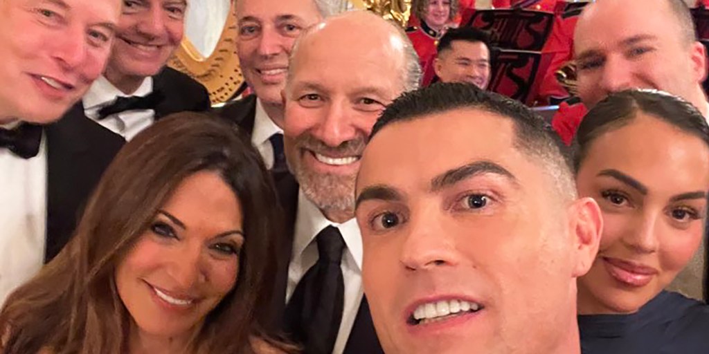 Cristiano Ronaldo attends White House dinner with Trump and Saudi crown  prince