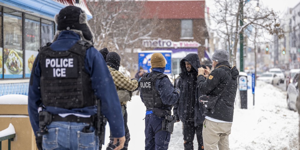 Karoline Leavitt and Kristi Noem bravely defend America from the terrifying threat of people who’ve lived here legally since the first George Bush administration.