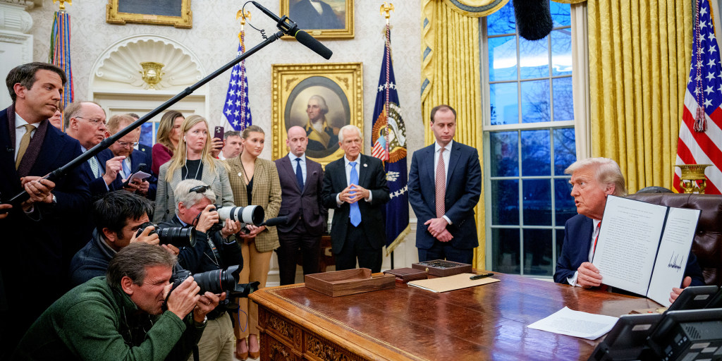 Changpeng Zhao, freshly upgraded from "money laundering enabler" to "official victim of Biden" by the Trump White House’s new Premier Platinum Pardon Program.