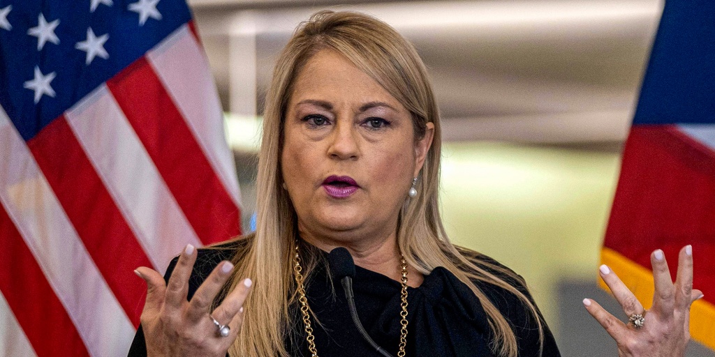 Wanda Vázquez Garced, fresh from the magic Trump pardon machine, where justice is optional but donor access is guaranteed.