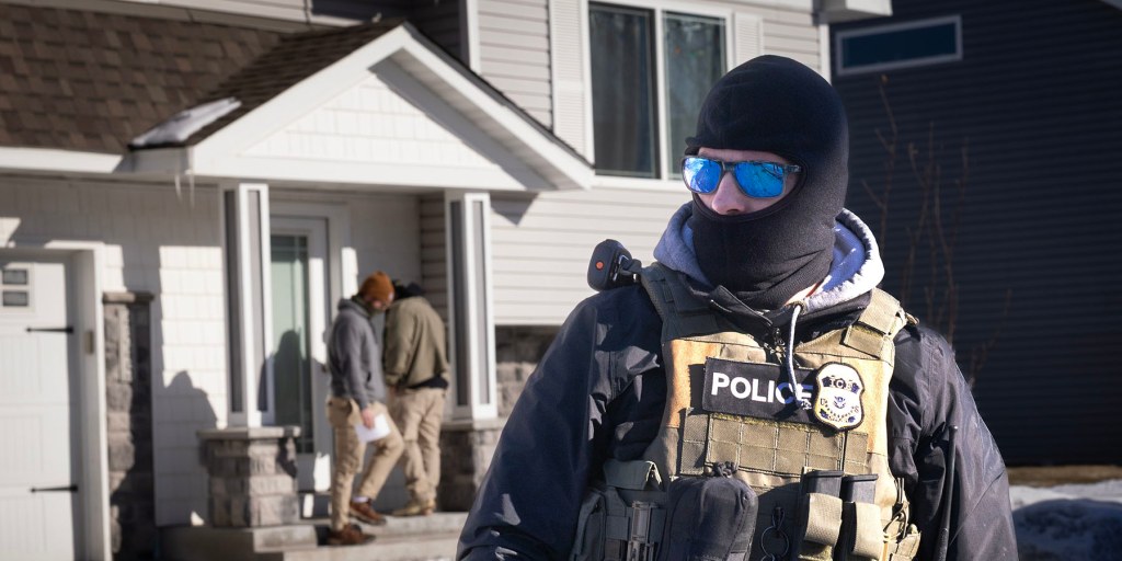 Filmmaker Laura Poitras says she hopes “They’re Here,” her new documentary with Rachel Lauren Mueller following Minneapolis volunteers who track ICE agents, will help “denormalize” violence under President Trump’s mass deportation campaign.