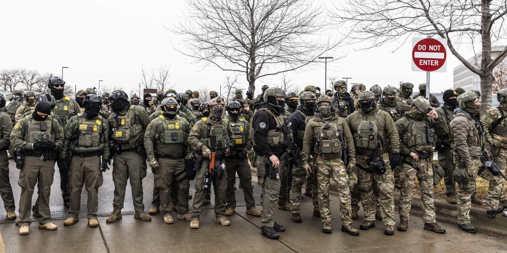 DHS leadership, seen here carefully calibrating how many non-criminals you can arrest and how many citizens you can kill before calling the operation a success.