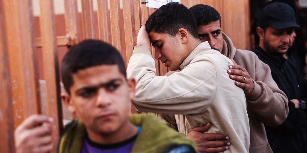 Israeli airstrikes kill 9 in Gaza, including tent camp, Palestinian officials say
