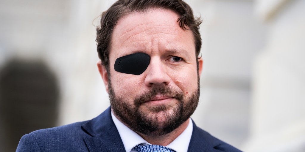 Steve Toth, seen here auditioning for the role of ‘Most Obedient Backbencher,’ explains that Dan Crenshaw’s real crime was momentarily acknowledging who actually won the 2020 election.