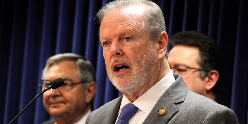 Phil Berger stares into the middle distance, contemplating how six "BIG WINS" from Trump somehow turned into 23 very small losses.