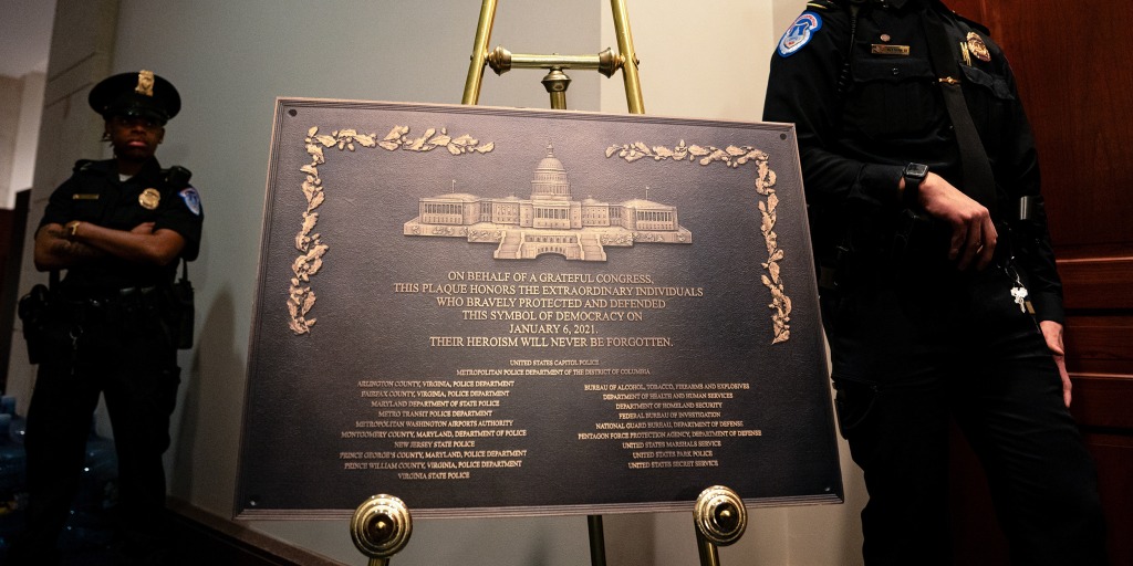 Capitol Plaque Installation Signals Shifting GOP-Stance on Jan. 6 Narrative