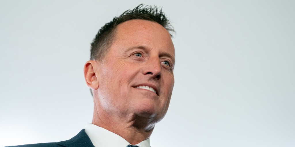 Ric Grenell arriving at the Kennedy Center premiere of "MELANIA," a title that really tells you everything you need to know about where American culture has been taken hostage.