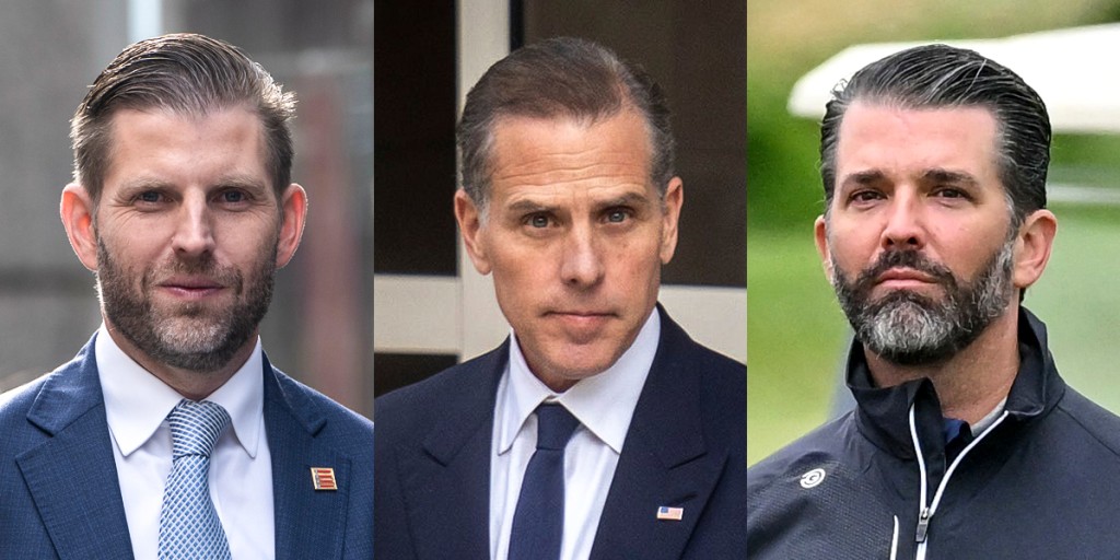 Hunter Biden and the Trump boys prepare for the ultimate test of American political ethics: whoever makes less foreign-backed crypto money has to fight shirtless for YouTube views.