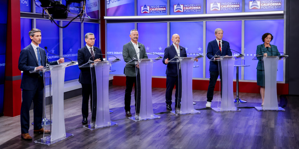 California governor candidates spar to get ahead after Eric Swalwell dropped out