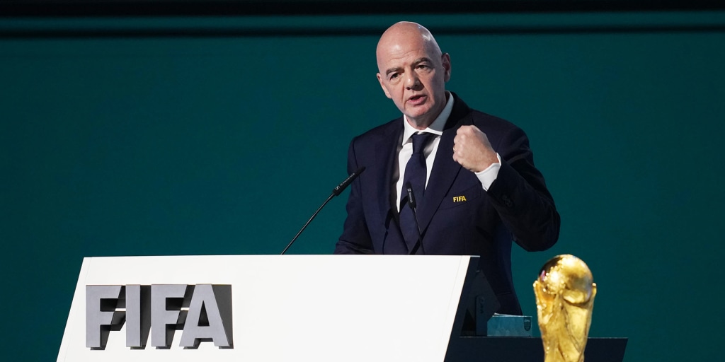 UEFA member federations agree to boycott all FIFA competitions in protest at Gianni Infantino’s plan to sell stakes in the World Cup to private equity investors