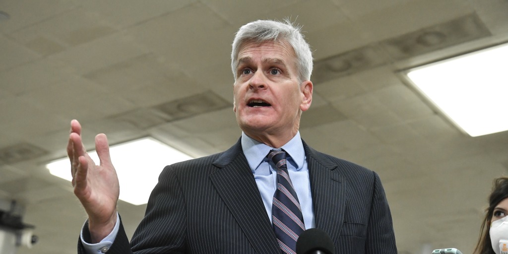 Bill Cassidy, moments after realizing that in today’s GOP, voting to uphold the Constitution is more disqualifying than helping an insurrectionist president keep his job.