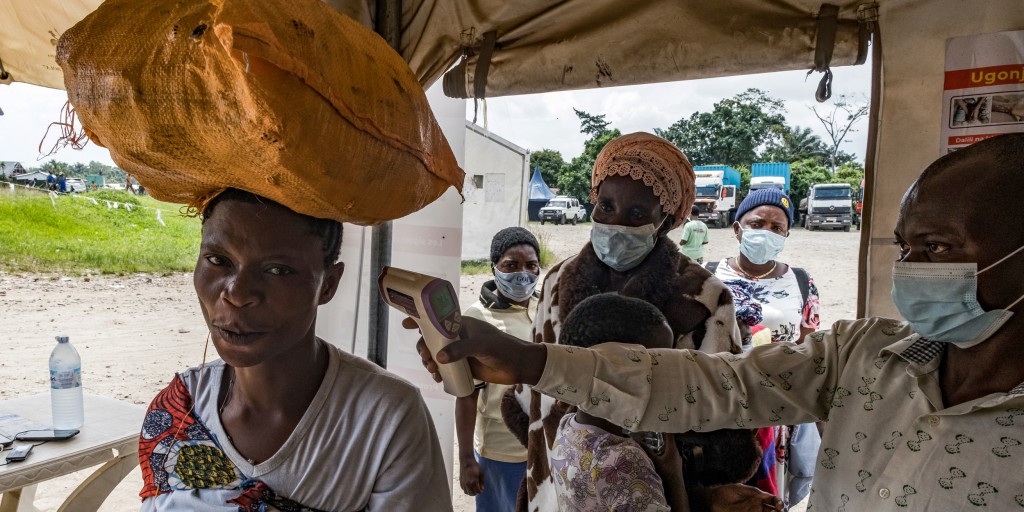 Kyeshero Hospital in Goma, gamely prepping an isolation ward while Washington congratulates itself on having "reformed" the people who used to help with this sort of thing.