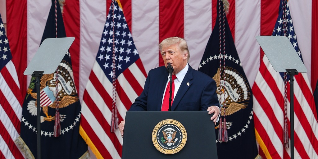 Trump, a man whose casinos went bankrupt repeatedly, now explaining why he should run the nation’s gambling markets and the currency they’re denominated in.
