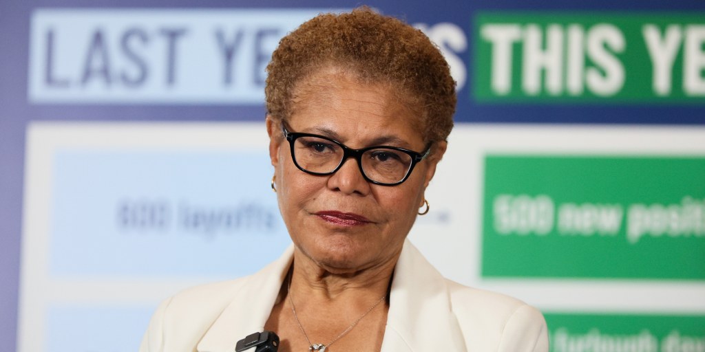 Los Angeles Mayor Karen Bass pulled into a runoff in her race for a second term