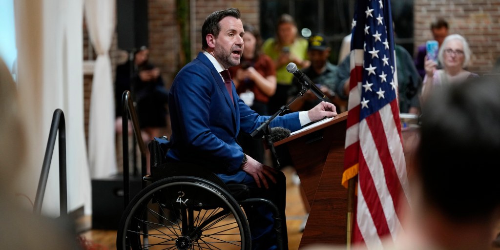 Democrat Josh Turek is kicking off the Iowa Senate race with a bipartisan pitch, touting his Paralympic experience in the first TV ad of his race against GOP Re