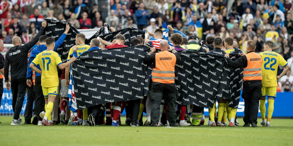 Christian Eriksen ‘conscious’ after another on-field collapse, Denmark national team says