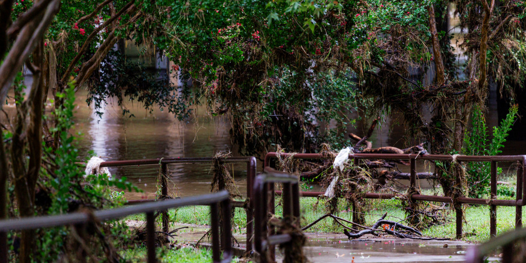 Catastrophic flooding in Texas after days of pounding rain forces authorities to rescue dozens of people from rising waters while many more fled to higher groun